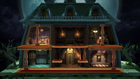 Luigi's Mansion stage in Super Smash Bros. Ultimate
