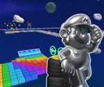 SNES Rainbow Road R from Mario Kart Tour
