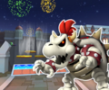 The course icon of the R variant with Dry Bowser