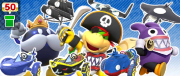 The Pirate Pipe from the 2021 Summer Tour in Mario Kart Tour