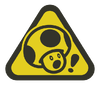 A sticker from Mario Kart World
