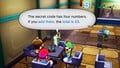 One of the clues to the code
