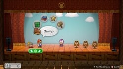 Screenshot from Paper Mario: The Thousand-Year Door for the Nintendo Switch