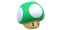 Picture of a 1-Up Mushroom, shown as an answer in Trivia: Super Mario 3D World