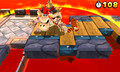 Mario fighting Dry Bowser in Super Mario 3D Land