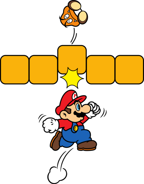 File:SMBDX - Mario punching block.png