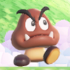 Squared screenshot of a Goomba from Super Mario Bros. Wonder.