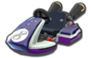 Waluigi's Standard Kart body from Mario Kart 8