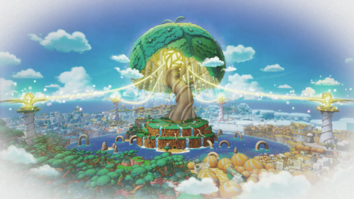 The Uni-Tree in a flashback in Mario & Luigi: Brothership.