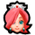 A face icon for White Mage, from Mario Sports Mix.