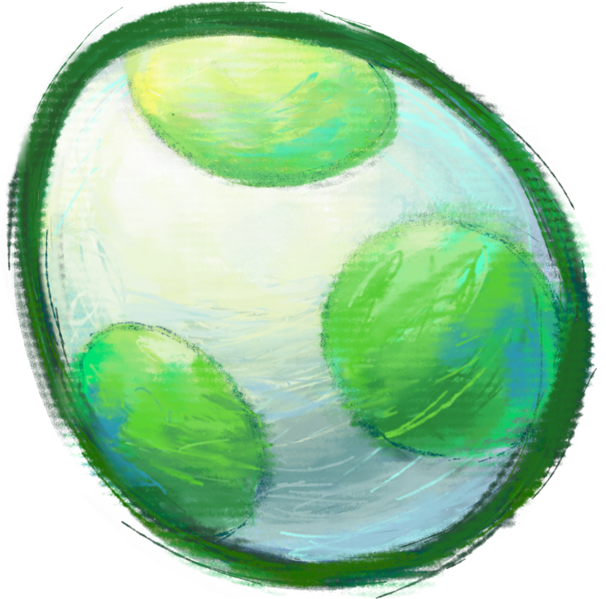 File:Yoshi Egg Green Artwork - Yoshi's New Island.png