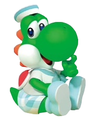 Yoshi (promotional art for the New Nintendo 3DS "Kisekae Plate" covers)