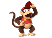 Artwork of Diddy Kong, from Mario Portal