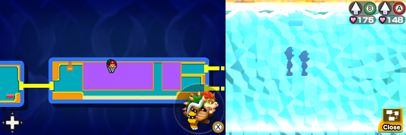 Ninth block in Energy Hold of Mario & Luigi: Bowser's Inside Story + Bowser Jr.'s Journey.