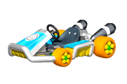 Lakitu's standard kart.