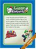 Level 3 Luigi Knights card from the Mario Super Sluggers card game