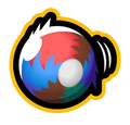 The icon used for a move where Mario and Luigi fuse into a ball and roll around.