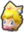 Baby Peach's head icon in Mario Kart 8 Deluxe.
