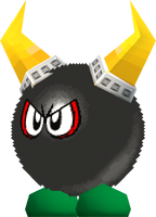 Model of Big Bully from Mario Kart DS.