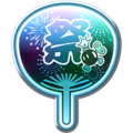 The Today's Challenge badge of the Mario vs. Peach Tour, which is also designed like the Festival Wings