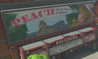 Boo Cinema in Crown City in Mario Kart World