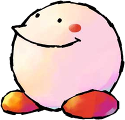 Marching Milde's artwork from Yoshi's Island: Super Mario Advance 3