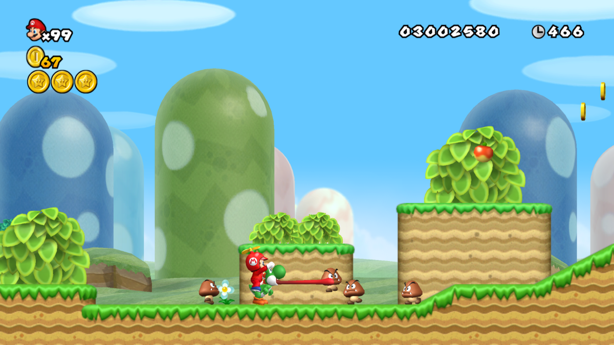 World 1-3 (New Super Mario Bros. Wii) - Super Mario Wiki, the