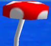 A Mushroom Platform in  Super Mario 64