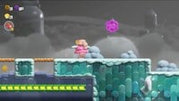 The second 10-flower coin in Cruising with Linking Lifts in Super Mario Bros. Wonder