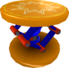 Rendered model of a Trampoline in Super Mario Galaxy.