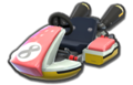 Peach, Baby Peach, and pink Mii's Standard Kart body from Mario Kart 8