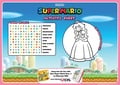 The Princess Peach version of the Super Mario Activity Sheet