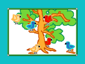 The microgame Bird-Watcher from WarioWare: D.I.Y. Showcase