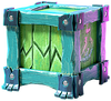 Artwork of a crate from Donkey Kong Bananza
