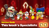Eleventh week's specialists