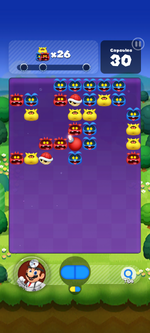Stage 10 from Dr. Mario World since version 1.4.0