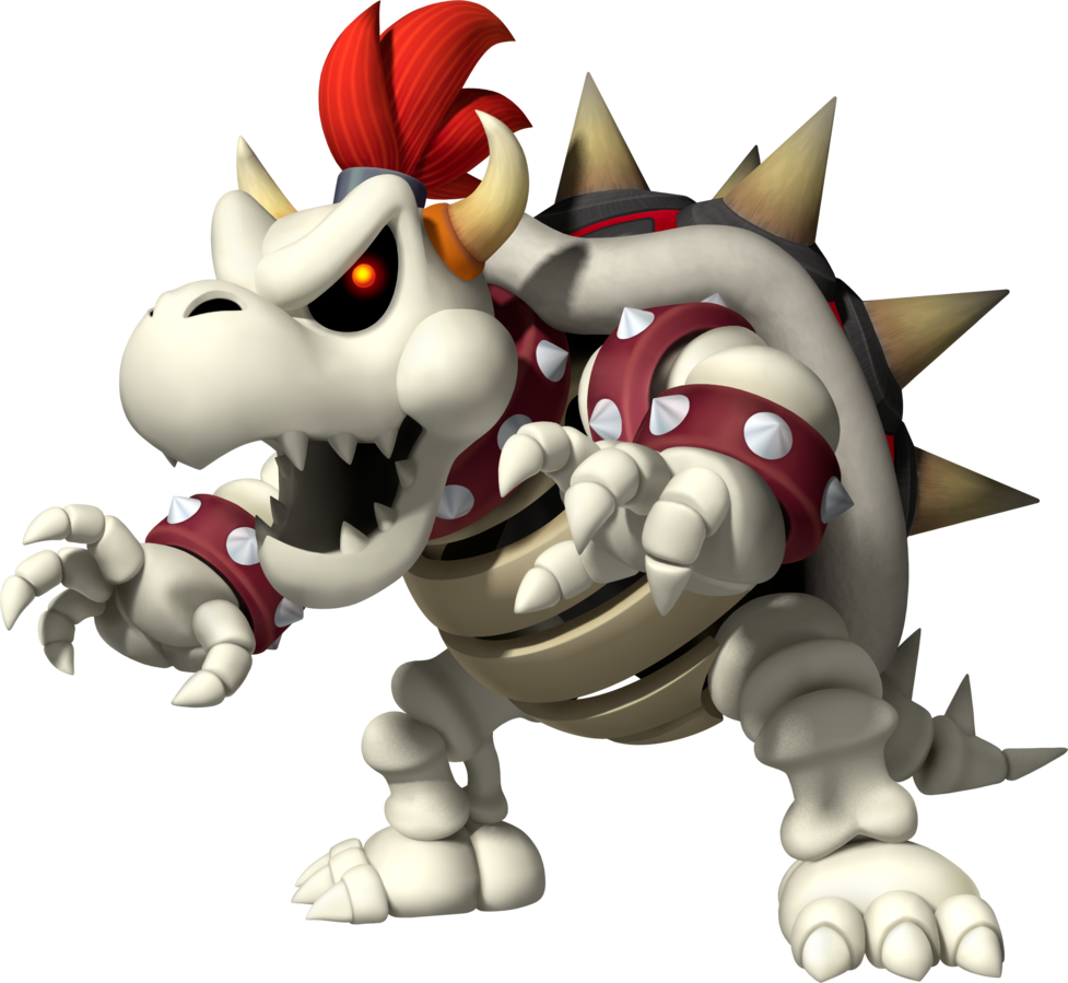 File Dry Bowser Artwork Png Super Mario Wiki The Mario Encyclopedia