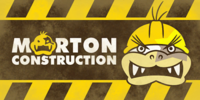 Sign of Morton Construction in Mario Kart 8.