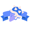 A sticker from Mario Kart World