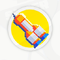 A sticker in Mario Kart World