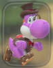 An outfit of Purple Yoshi similar to King Boo's Aristocrat outfit