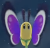 A butterfly seen in Mario Kart World