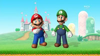 Mario & Luigi's appearance and the cast of Game Shakers in a Mario-inspired level.