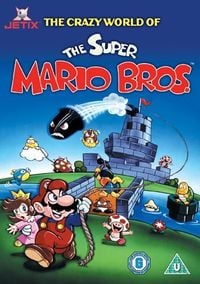The cover art to the re-release of the UK DVD "The Super Mario Bros. Super Show! - Volume One titled "The Crazy World of the Super Mario Bros.".