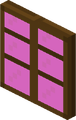 Pink Stained Glass Pane