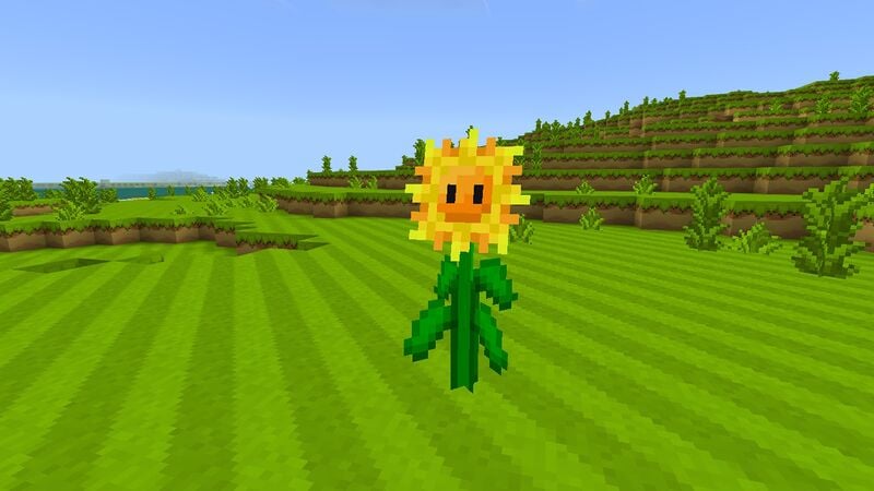File:Minecraft Mario Mash-Up Sunflower.jpg
