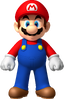 Artwork of Mario in New Super Mario Bros. Wii