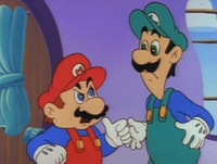 Mario insisting the argument was his fault in The Adventures of Super Mario Bros. 3 episode "Oh, Brother!"