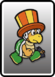 A Juggler Bro card from Paper Mario: Color Splash
