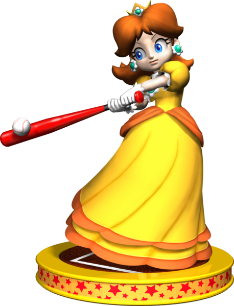 File:Princess Daisy Artwork - Mario Party 5.png